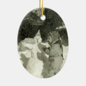 雪オーナメント セラミックオーナメント (裏面)