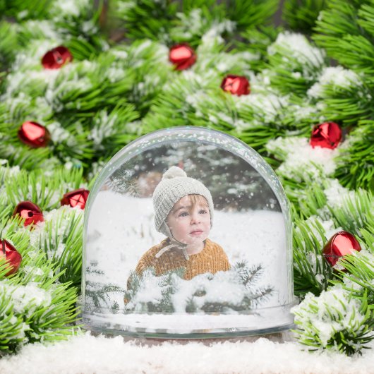 雪カスタム球写真 (クリスマス)