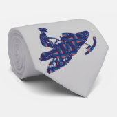 雪カッコいい車 ネクタイ (ロール)