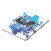 雪カッコいい車 ノートパッド (回転)