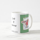 雪カップに入れよう コーヒーマグカップ (正面右)