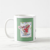 雪カップに入れよう コーヒーマグカップ (左)