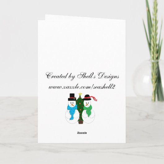 雪カップル シーズンカード (裏面)