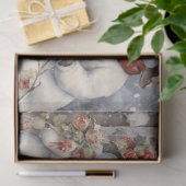 雪カップル 薄葉紙 (ギフト)