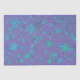 雪カラフル片ティッシュペーパー 薄葉紙