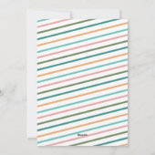 雪カラフル片フォトティール（緑がかった色）最高の休日 シーズンカード (裏面)