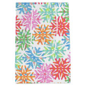 雪カラフル片抱き枕 ミディアムペーパーバッグ (裏面)