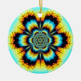 雪カラフル片 セラミックオーナメント