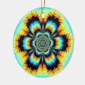 雪カラフル片 セラミックオーナメント (左)