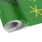 雪カラフル片 – ラッピングペーパー (ロールコーナー)