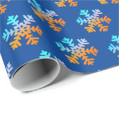 雪カラフル片 ラッピングペーパー (ロールコーナー)