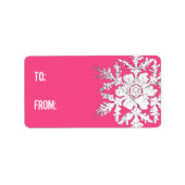 雪キスラベル ラベル (正面)