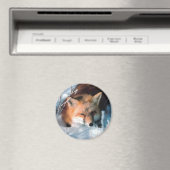 雪キツネ マグネット (インサイチュ (食洗機))