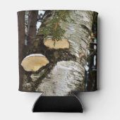 雪キノコの樺の木ツリー 缶クーラー (裏面)