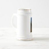 雪キャップ威厳のある山レイニエ ビールジョッキ (正面左)