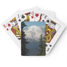 雪キャップ山レイニエの風景