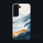 雪クールの多い冬の早朝 SAMSUNG GALAXY S22ケース<br><div class="desc">穏やかなクール丘や穏やかな谷に輝く雪が舞い上がり、冬の朝の光の穏やかな美しいを捉える。</div>