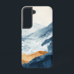 雪クールの多い冬の早朝 SAMSUNG GALAXY S22ケース<br><div class="desc">穏やかなクール丘や穏やかな谷に輝く雪が舞い上がり、冬の朝の光の穏やかな美しいを捉える。</div>