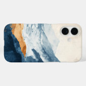雪クール雪の上の谷の電話ケース Case-Mate iPhoneケース (裏面 (横))