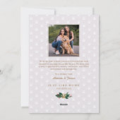 雪グローブパープルソフソフホームペットシッティングビジネス シーズンカード (裏面)