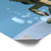 雪ゲーム ポスター (角)