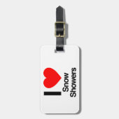雪シャワーが大好き ラゲッジタグ (正面縦)