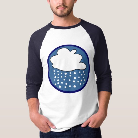 雪シャワー Tシャツ (正面)