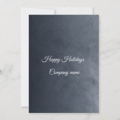 雪シンプル雪の雪片企業のパーティー 招待状 (裏面)