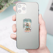 雪シールをシュレッダーで切る2 シール (スマートフォン)