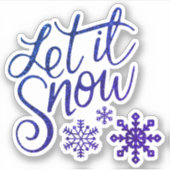 雪シールを貼る シール (正面)