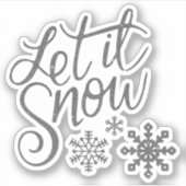 雪シールを貼る シール (正面)