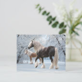 「雪ジプシー」のはがき ポストカード (スタンド正面)