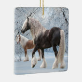 "雪ジプシー"の休日のオーナメント セラミックオーナメント (右)