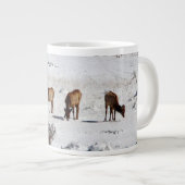 雪ジャンボマグでエルク ジャンボコーヒーマグカップ (正面右)