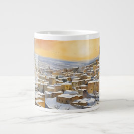 雪ジャンボマグカップのベツレヘム – 聖地ギフト ジャンボコーヒーマグカップ