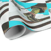 雪スキー山 ラッピングペーパー (ロールコーナー)