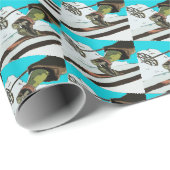 雪スキー山 ラッピングペーパー (ロールコーナー)