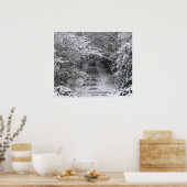 雪ステップ ポスター (キッチン)