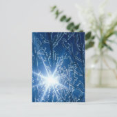 雪ストップの夕べで ポストカード (スタンド正面)