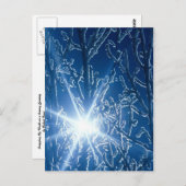 雪ストップの夕べで ポストカード (正面/裏面)