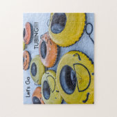 雪チューブ用チューブ – 冬のおもしろい ジグソーパズル (縦)