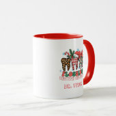 雪パーソナライズされたの中を漂う マグカップ (正面右)