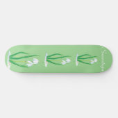 雪パーソナライズされた粒 スケートボード (横)