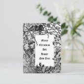 雪ビクトリアンの中のエラ・バード&ウィンターベリー シーズンポストカード (スタンド正面)