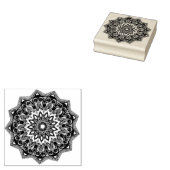 雪ビクトリアン片の数3 ラバースタンプ (押印)