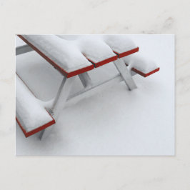 雪ピクニック ポストカード