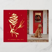 雪ピネコン 箔シーズンカード (正面)