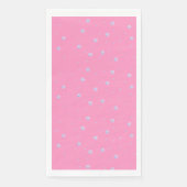 雪ピンクの冬の雪片 (正面)