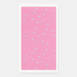 雪ピンクの冬の雪片