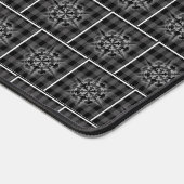 雪ファンシー片パタ芸術的ーンクリスマスホリデー デスクマット (コーナー)